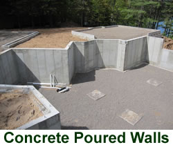 concrete poured walls