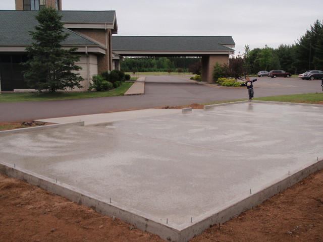 St Peter the Fisherman garage slab